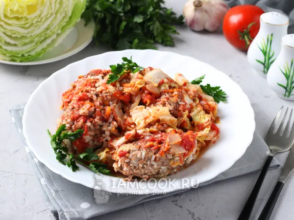 Фото блюда: Ленивые голубцы с пекинской капустой