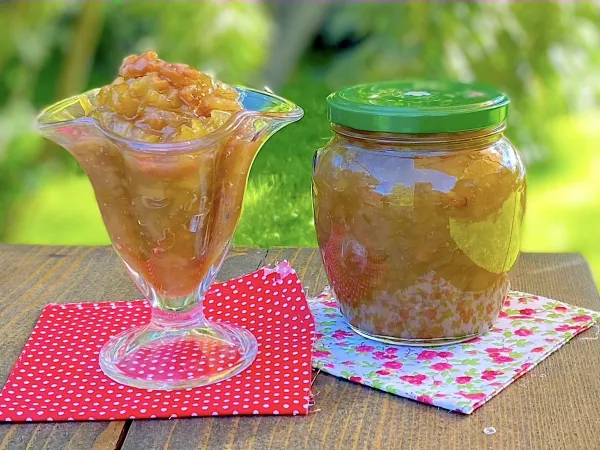 Фото блюда: Варенье из кабачков с грецкими орехами и лимоном