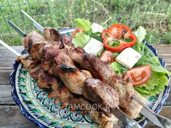 Фото блюда: Шашлык на квасе (из свинины)