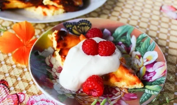 Фото блюда: Творожная запеканка по Дюкану