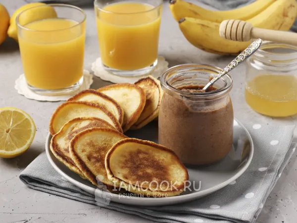 Фото блюда: Лимонные оладьи на простокваше