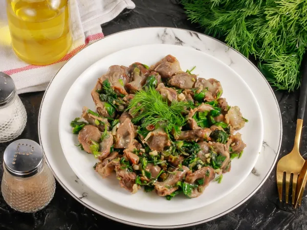 Фото блюда: Куриные желудки по-грузински