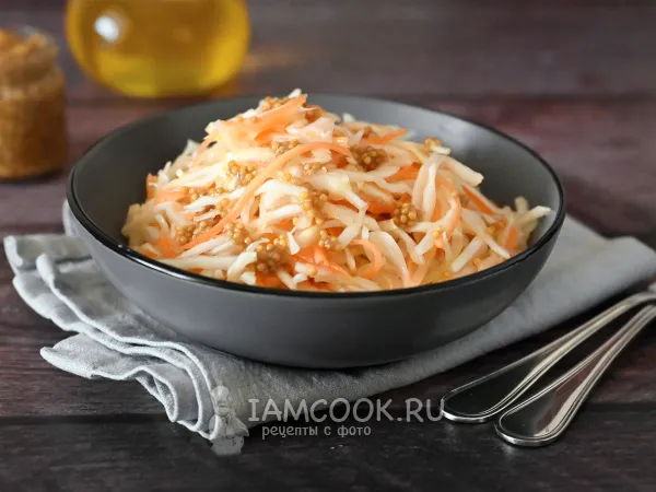 Фото блюда: Салат с капустой и дижонской горчицей