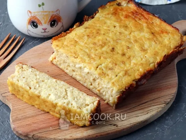 Фото блюда: Творожная запеканка ПП в духовке