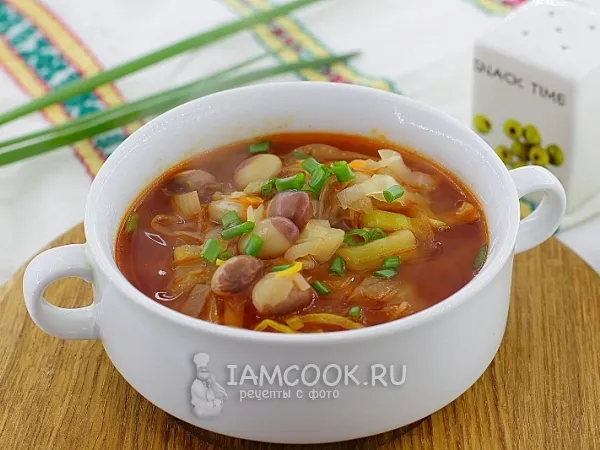 Фото блюда: Красный борщ (постный)