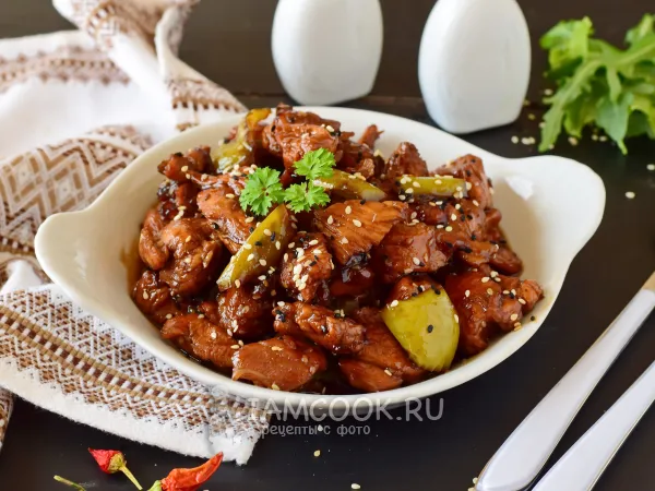 Фото блюда: Индейка в соусе терияки