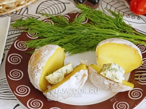 Фото блюда: Картошка в духовке, как на костре