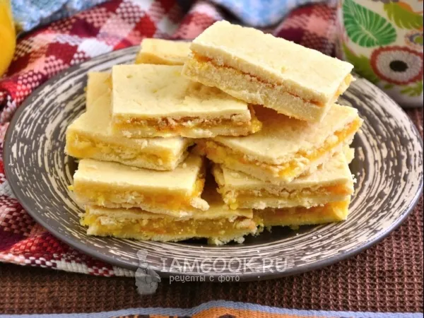 Фото блюда: Песочное печенье с вареньем