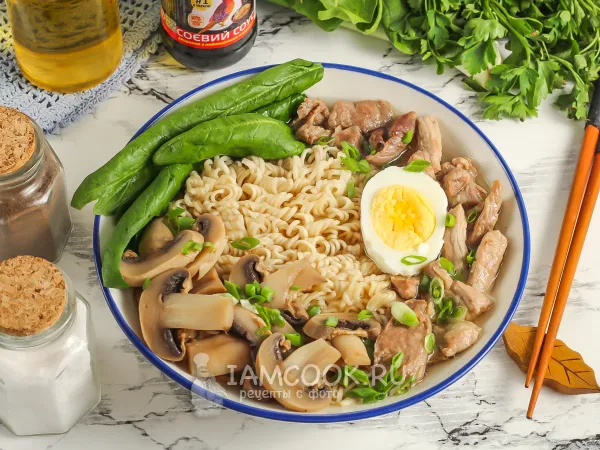 Фото блюда: Рамен с говядиной