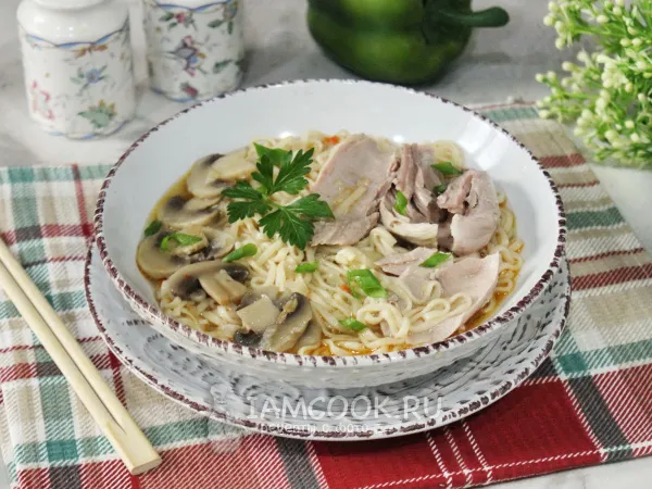 Фото блюда: Рамен с индейкой