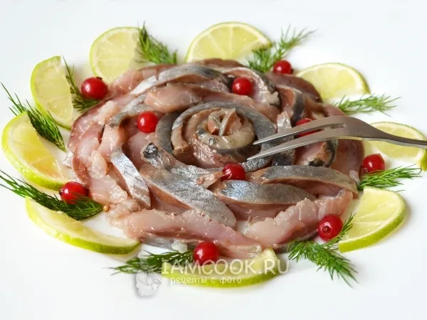 Фото блюда: Малосольная селедка для праздника