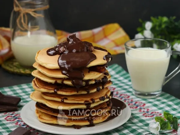 Фото блюда: Панкейки с бананами из Нью-Йорк Таймс