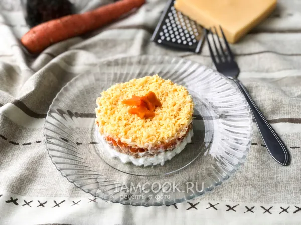 Фото блюда: Салат «Мимоза» без майонеза