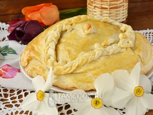 Фото блюда: Курник с грибами