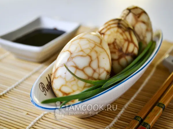 Фото блюда: Чайные яйца (китайский рецепт)