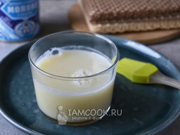 Фото блюда: Молочная пропитка для бисквита со сгущенкой