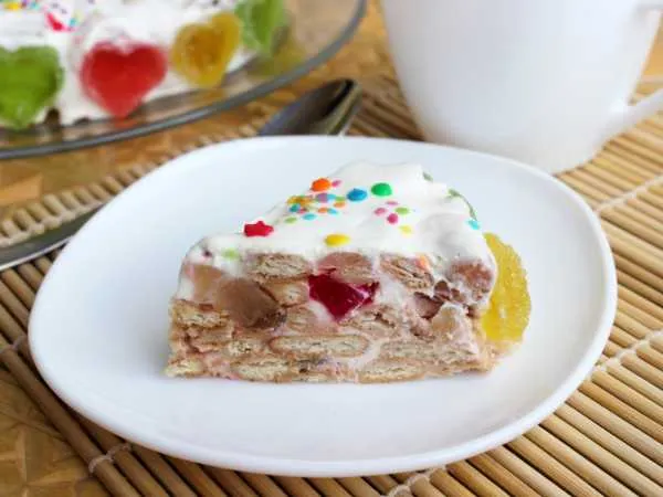 Фото блюда: Торт из крекера без выпечки