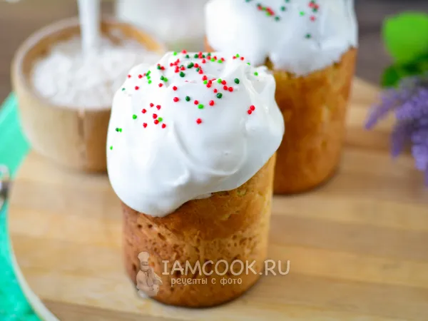 Фото блюда: Куличи без опары