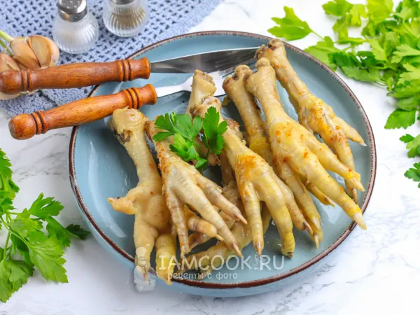 Фото блюда: Жареные куриные лапки