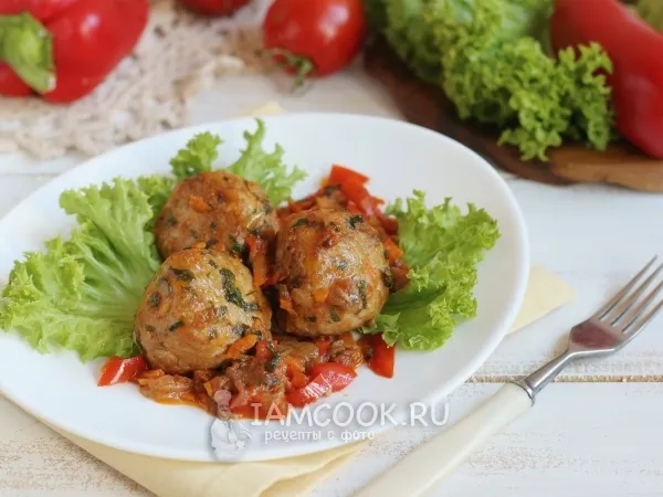 Фото блюда: Рыбные тефтели с овощами