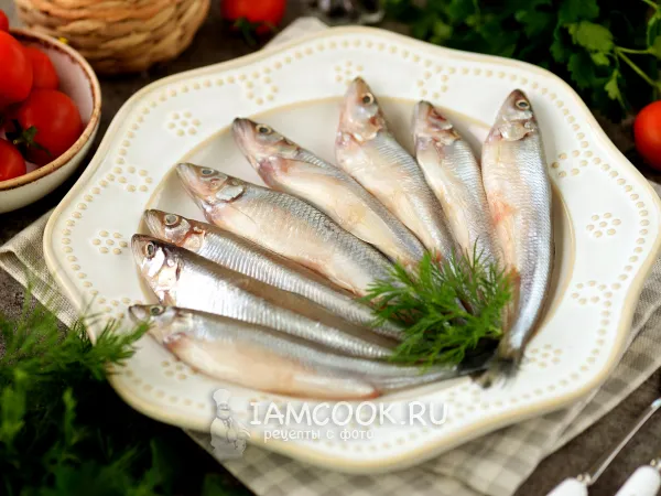Фото блюда: Корюшка пряного посола