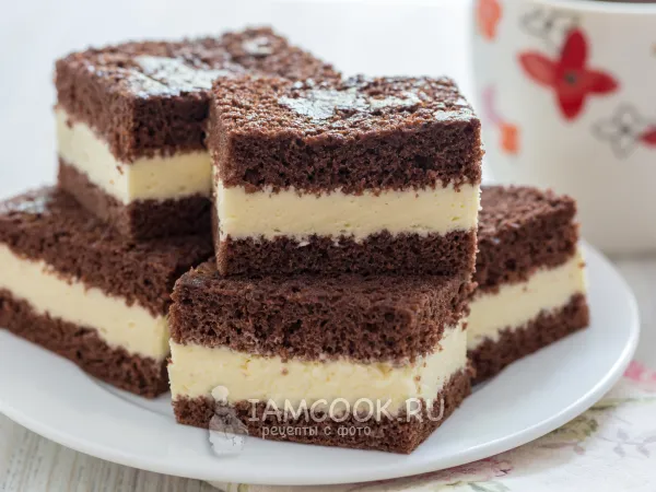 Фото блюда: Молочный ломтик без крахмала и шоколада