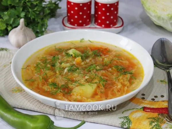 Фото блюда: Щи из савойской капусты