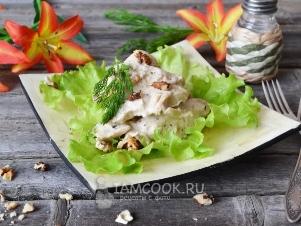 Фото блюда: Грудка куриная в сметане в мультиварке