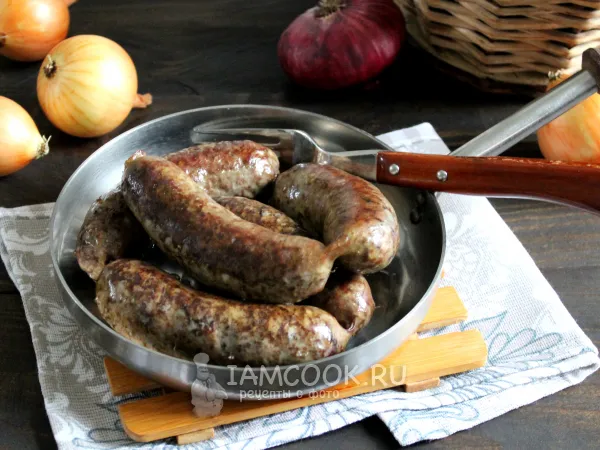 Фото блюда: Тутырма (татарская колбаса)