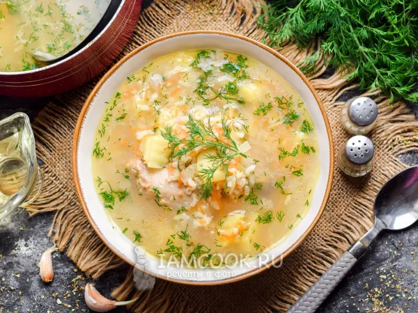 Фото блюда: Суп из шеи индейки