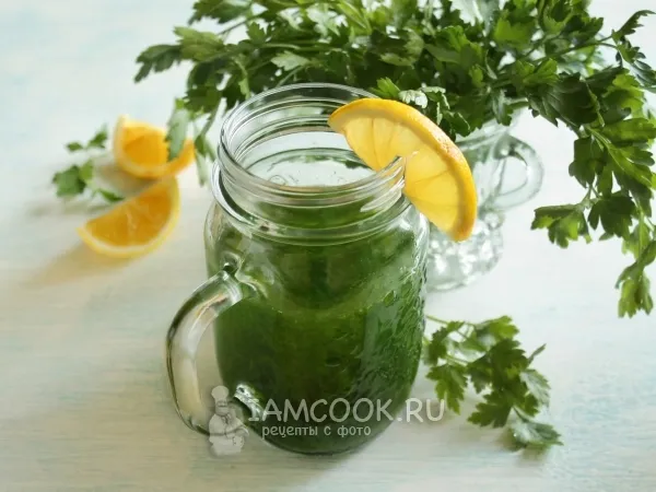 Фото блюда: Коктейль из петрушки