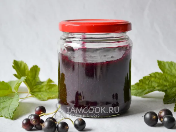 Фото блюда: Конфитюр из черной смородины с желатином на зиму