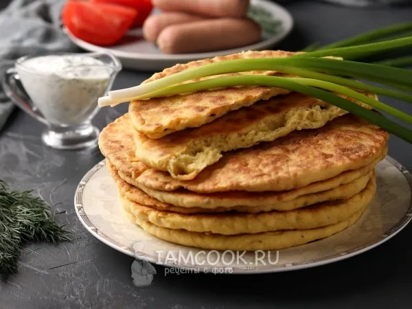 Фото блюда: Быстрые творожные лепёшки