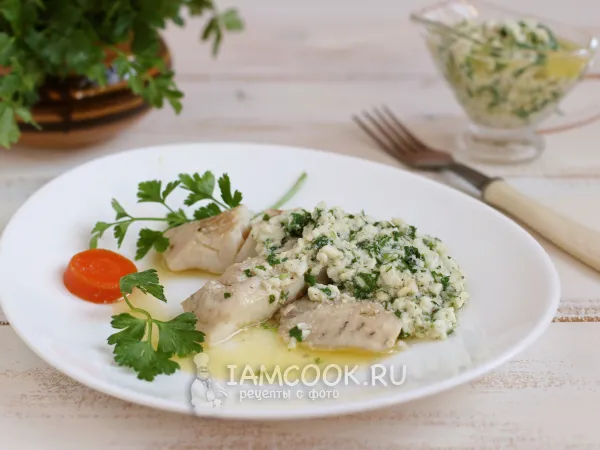 Фото блюда: Судак под польским соусом