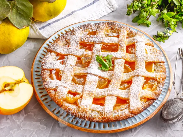 Фото блюда: Кростата с яблоками