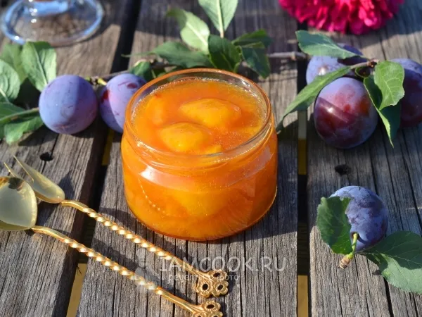 Фото блюда: Варенье из слив дольками (янтарное)