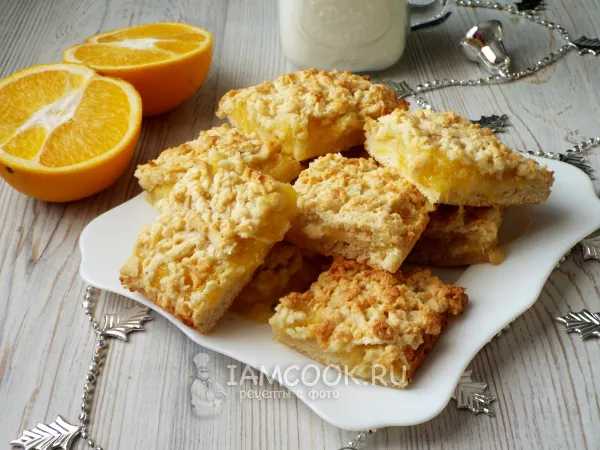 Фото блюда: Тертый пирог с апельсином