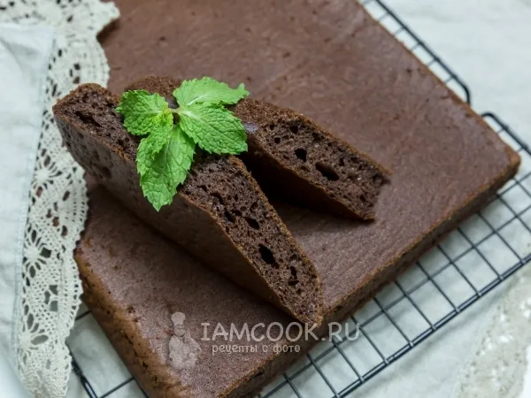 Фото блюда: Бисквитный корж на кефире