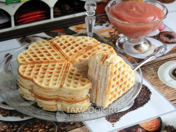 Фото блюда: Торт из венских вафель