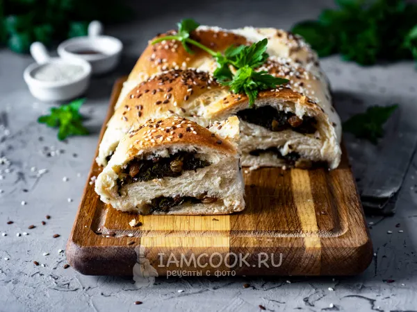 Фото блюда: Постный пирог со щавелем