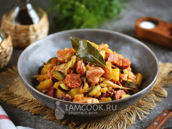 Фото блюда: Шукрут с кабачками и картошкой