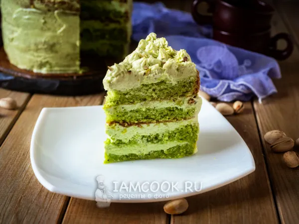 Фото блюда: Фисташковый торт
