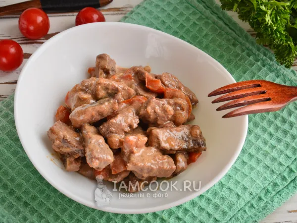 Фото блюда: Паприкаш из говядины