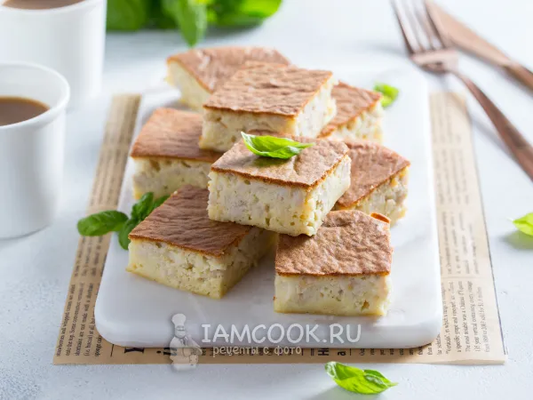 Фото блюда: Заливной пирог с фаршем в мультиварке