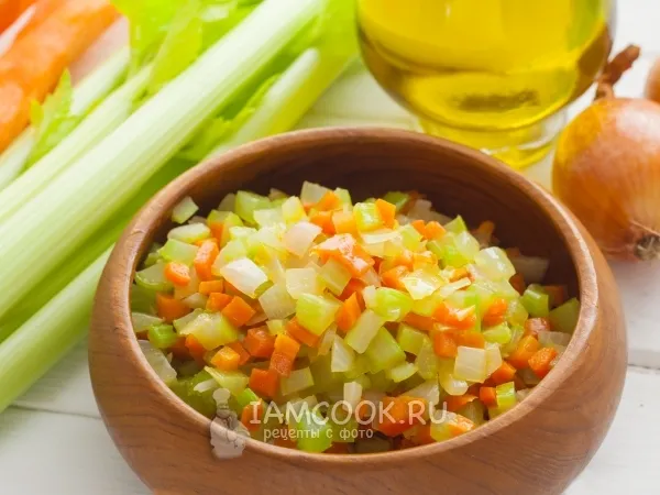 Фото блюда: Мирпуа (приправа)