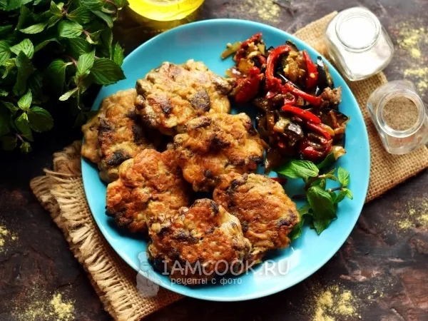 Фото блюда: Рубленые котлеты из говяжьей печени