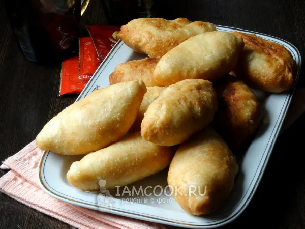 Фото блюда: Жареные пирожки с рыбой