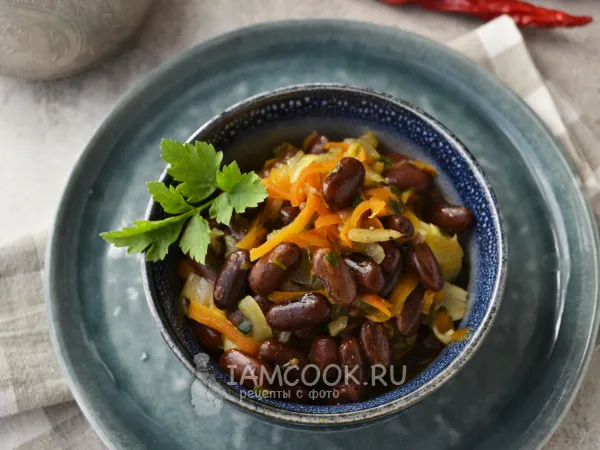 Фото блюда: Лобио с морковью и луком