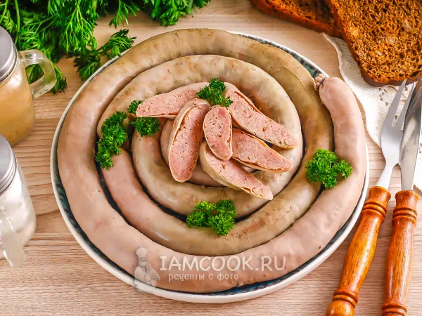 Фото блюда: Колбаса из свиной рульки