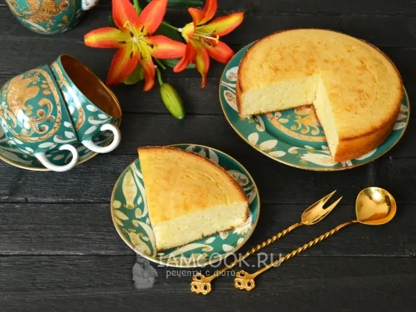 Фото блюда: Классический манник на кефире без муки